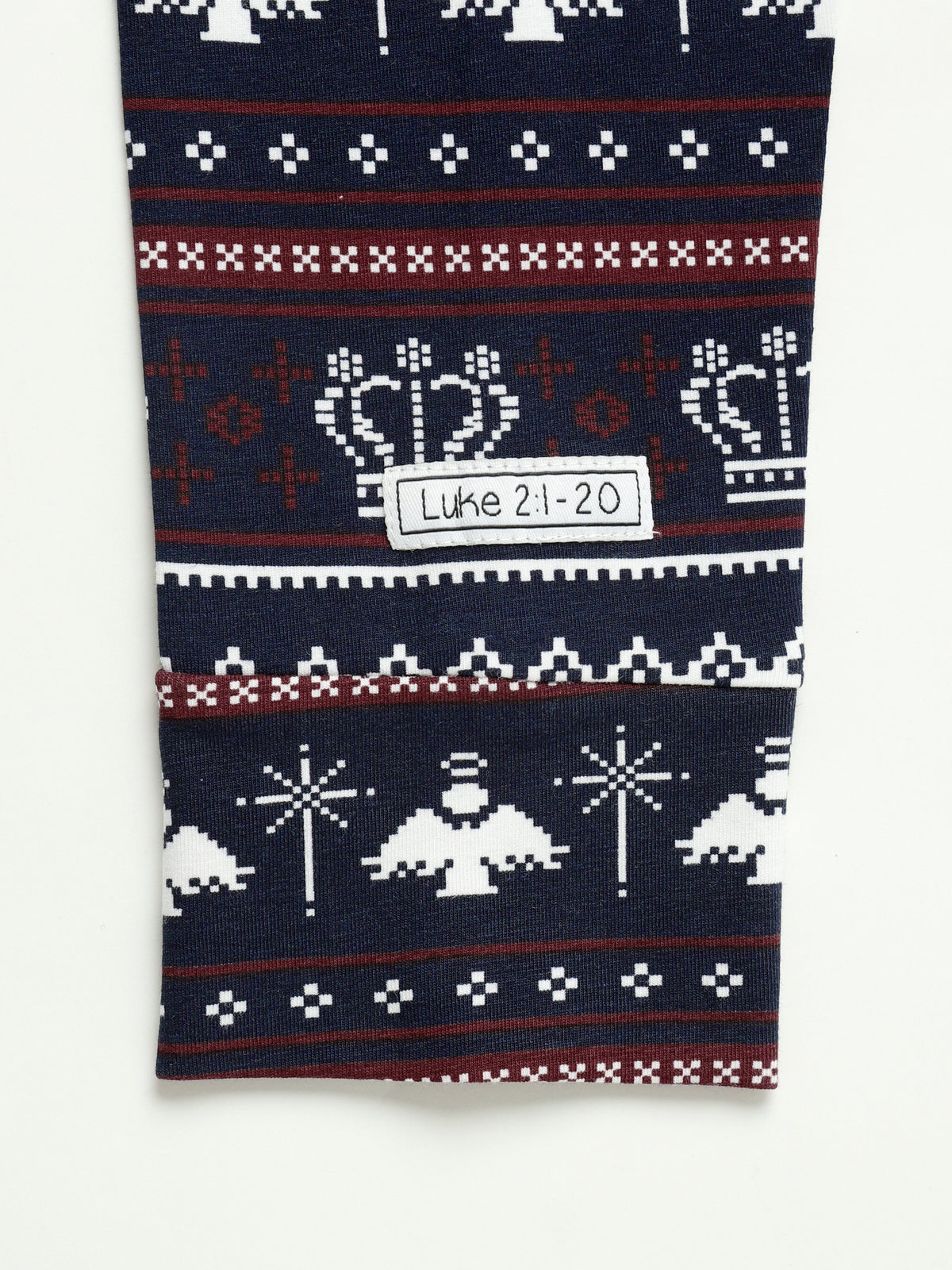 King of Kings Midnight Blue Womens Jogger PJ Set Cotton