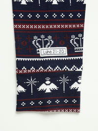 King of Kings Midnight Blue Womens Jogger PJ Set Cotton