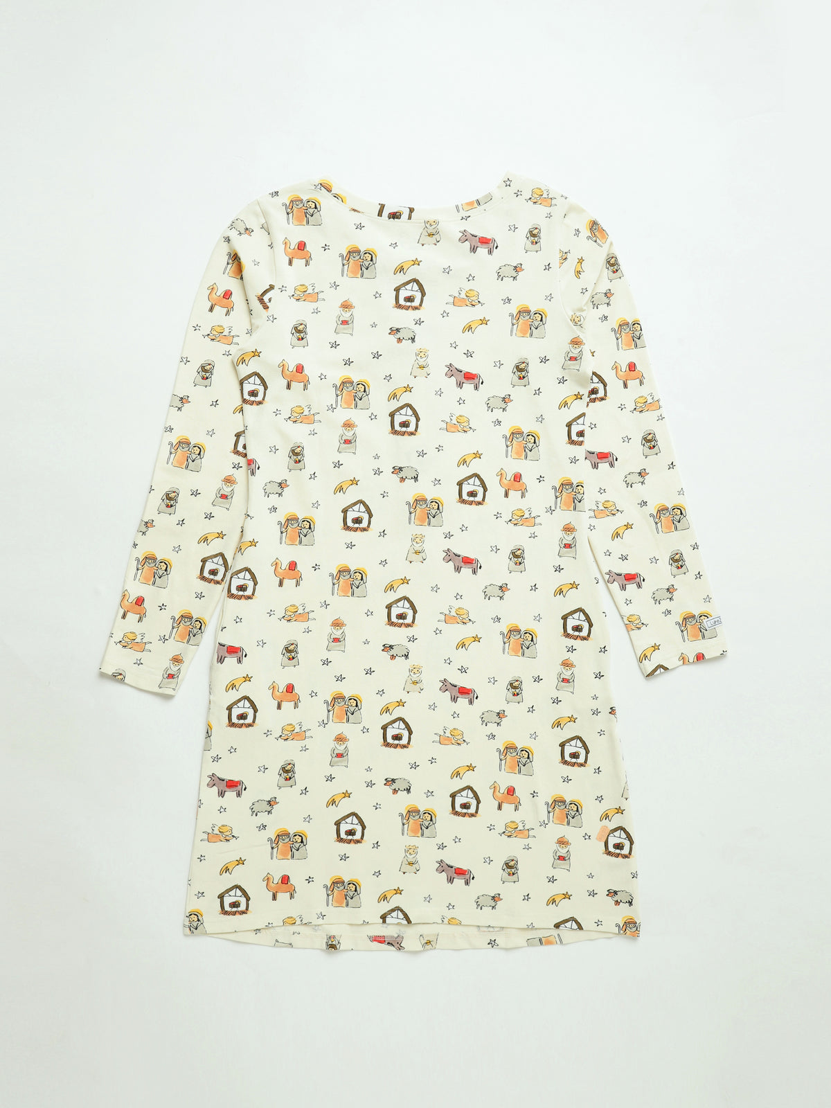 Away in a Manger Womens PJ Nightgown Cotton