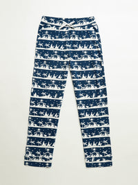 Starry Night Womens Notch Collar PJ Set Cotton