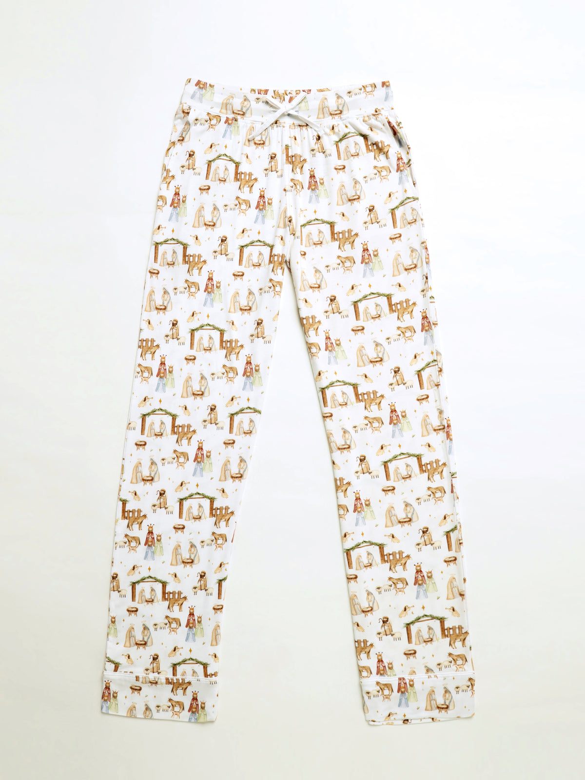 The First Noel Womens Notch Collar PJ Set Bamboo