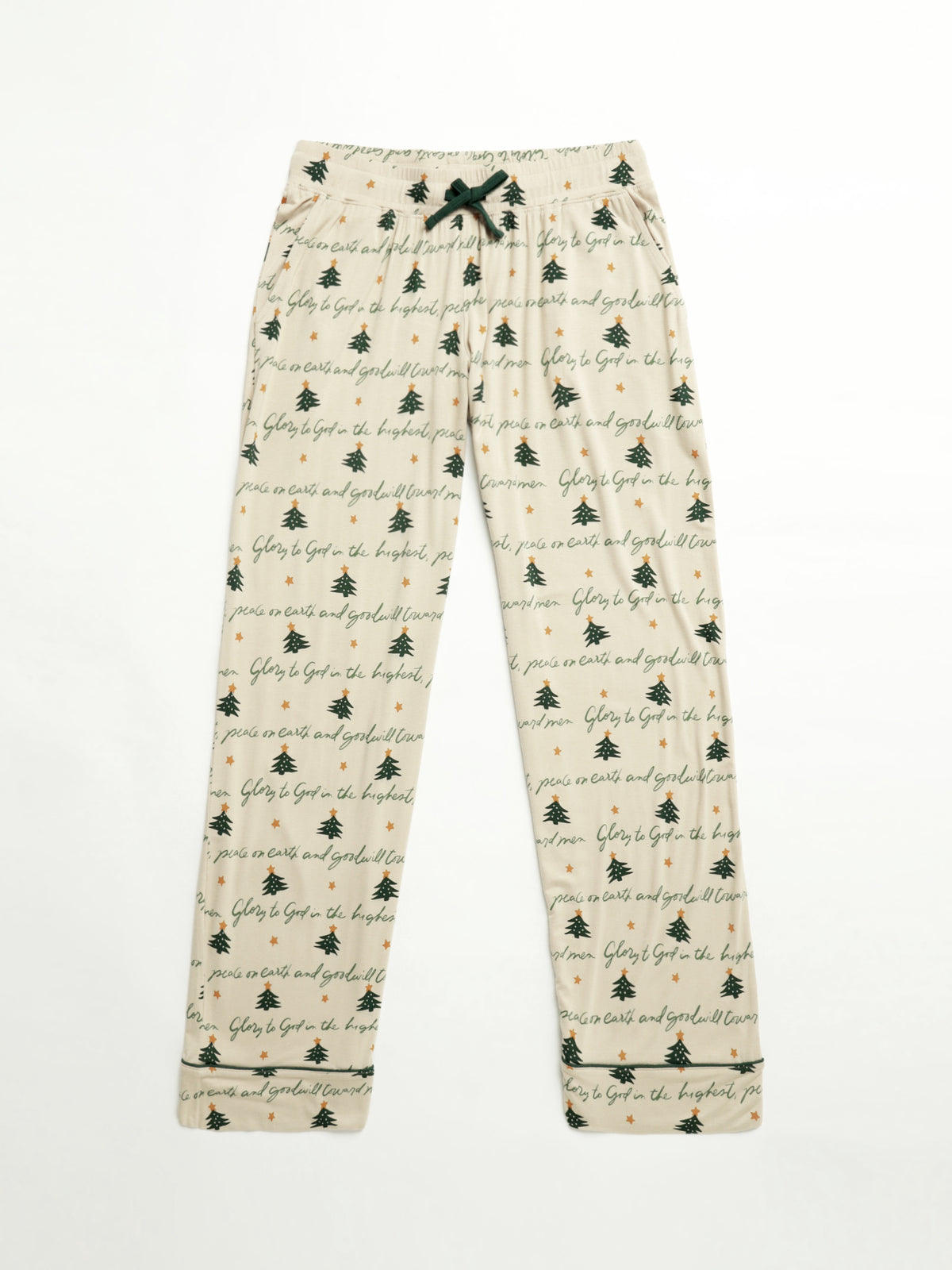 Glory to God Womens Notch Collar PJ Set Bamboo