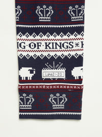 King of Kings Midnight Blue Womens PJ Notch Collar Set Cotton