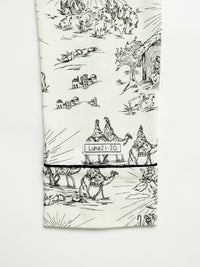 O Little Town of Bethlehem Womens Notch Collar PJ Set Cotton