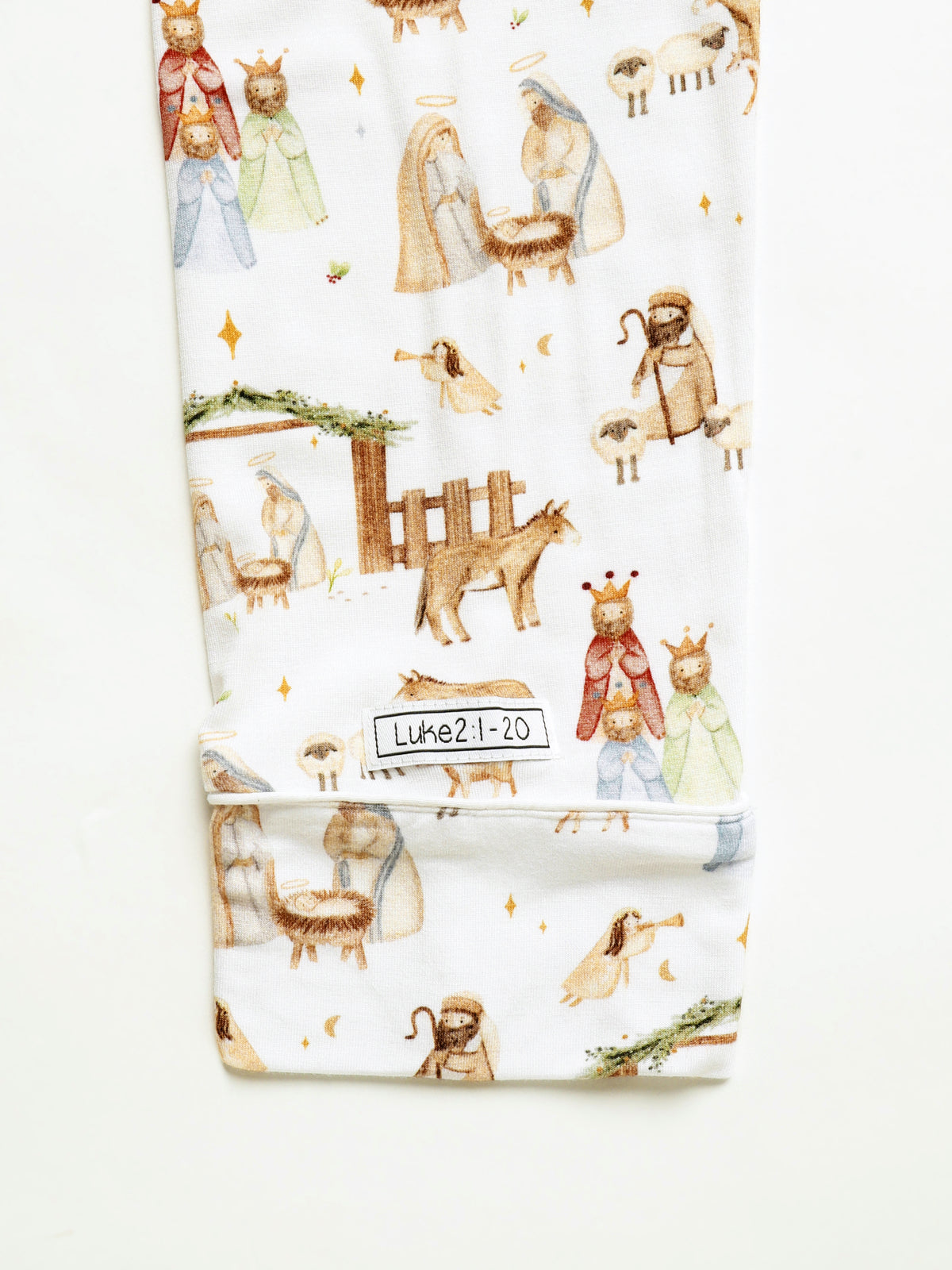 The First Noel Womens Notch Collar PJ Set Bamboo